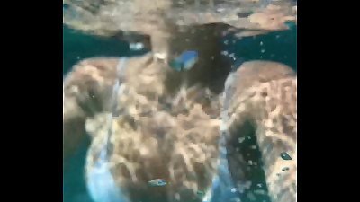 Clear Skys Blue Water With The perfect babe Angel Youngs