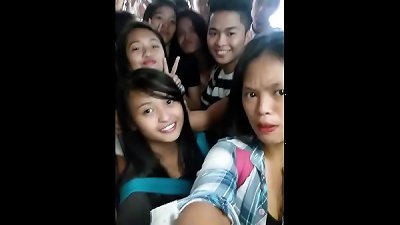 4 youthful filipina nailed by 1 old american