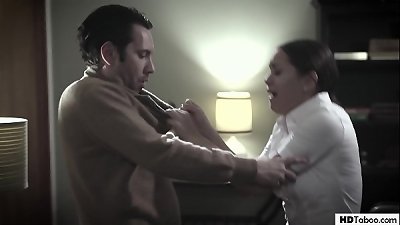 bewildered teen Alina Lopez fucks the university counselor