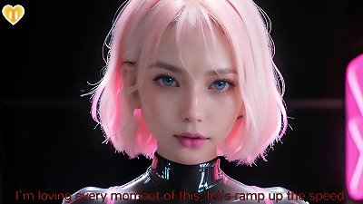 You Pick Up A scorching Cyberpunk Waitress In A Night Club In Tokyo POV - Uncensored Hyper-Realistic manga porn Joi, With Auto Sounds, AI [PROMO VIDEO]